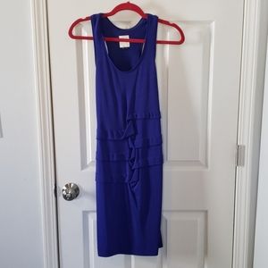 Purple body-con dress